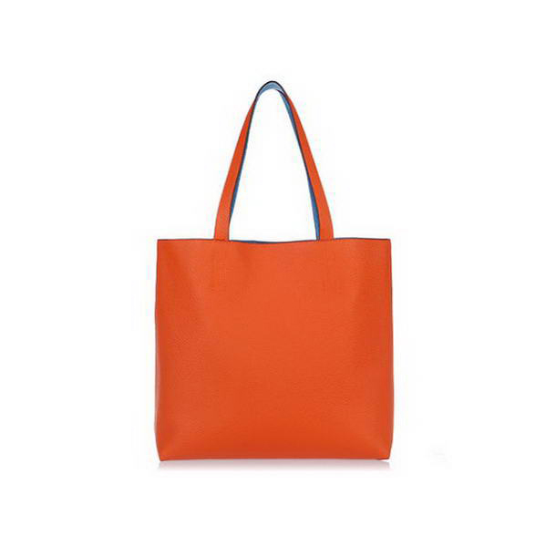 H1039 Hermes Shopping Bag 37CM ??Totes pelle Clemence Arancione